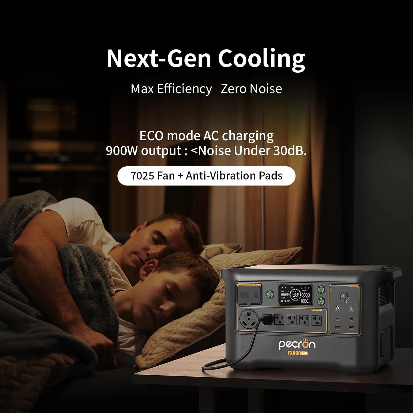 Pecron F3000LFP 3072Wh Portable Power Station – 3600W LiFePO4 Solar Generator