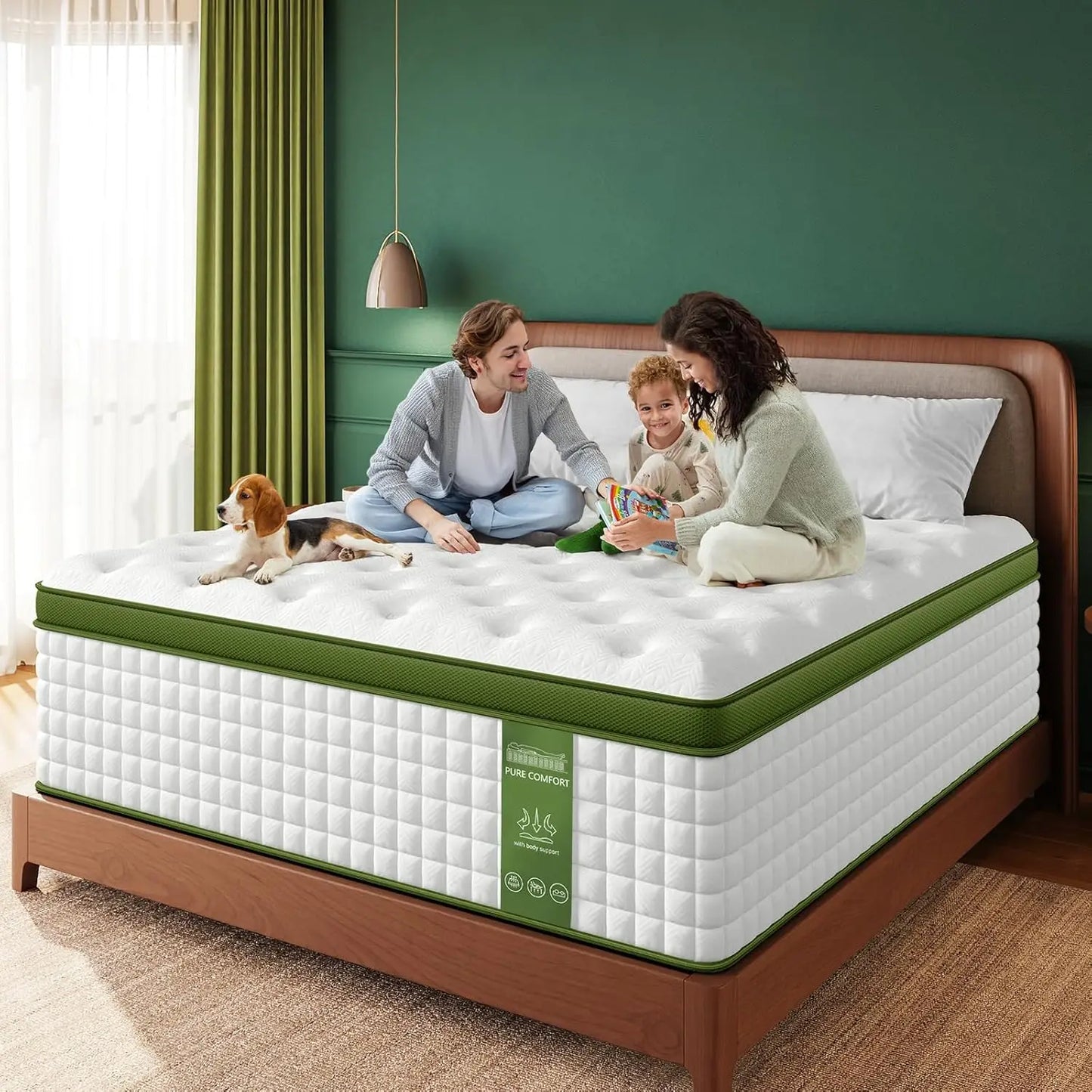 Hybrid Mattress with Gel Memory Foam & Pocket Springs