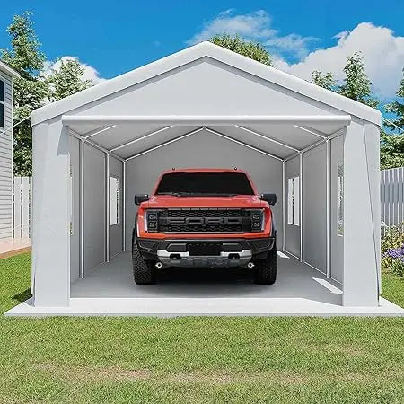 Heavy Duty Carport, Canopy, Portable Garage, Doors, Windows