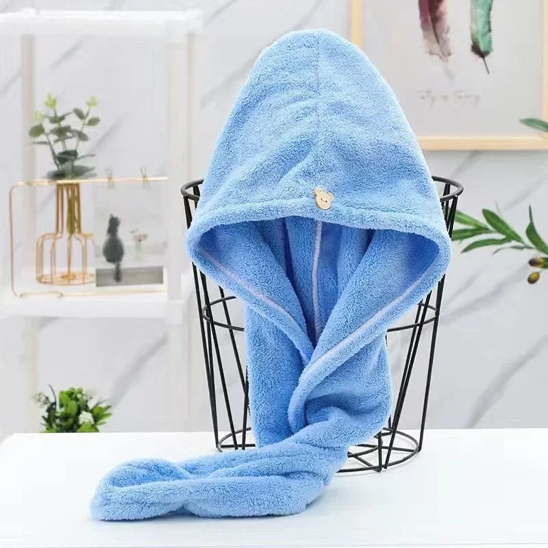 Dry Hair Cap Soft Turban for Fast Hair Drying