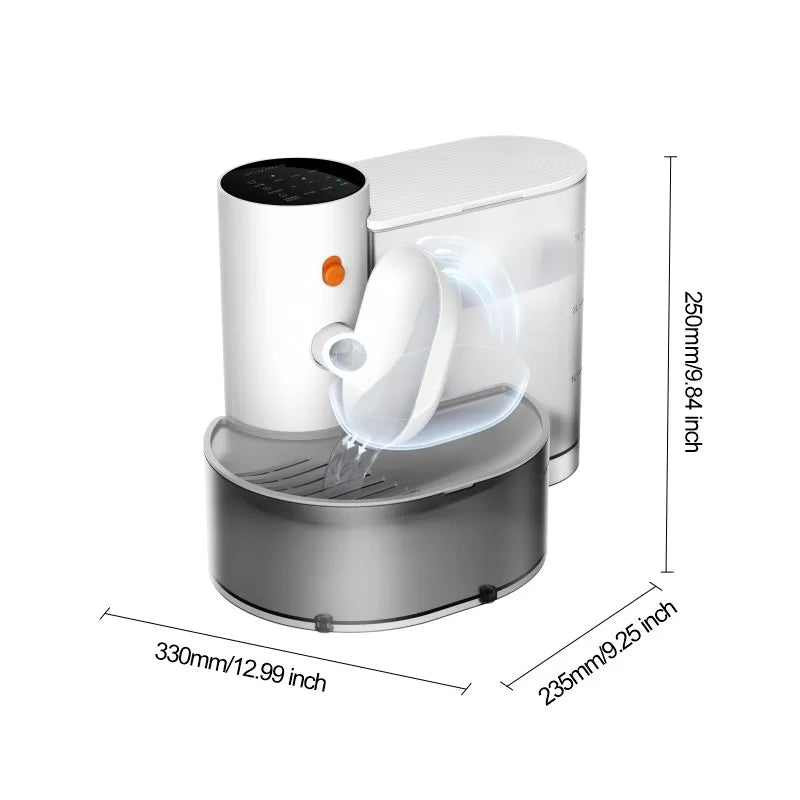 Smart Rechargeable Pet Water Fountain – Automatic Wireless Feeder