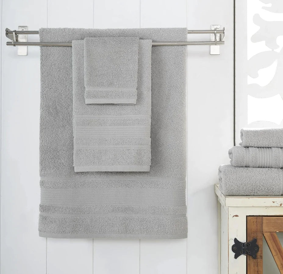 4-Piece Turkish Cotton Washcloth Set Absorbent Bathroom Towels