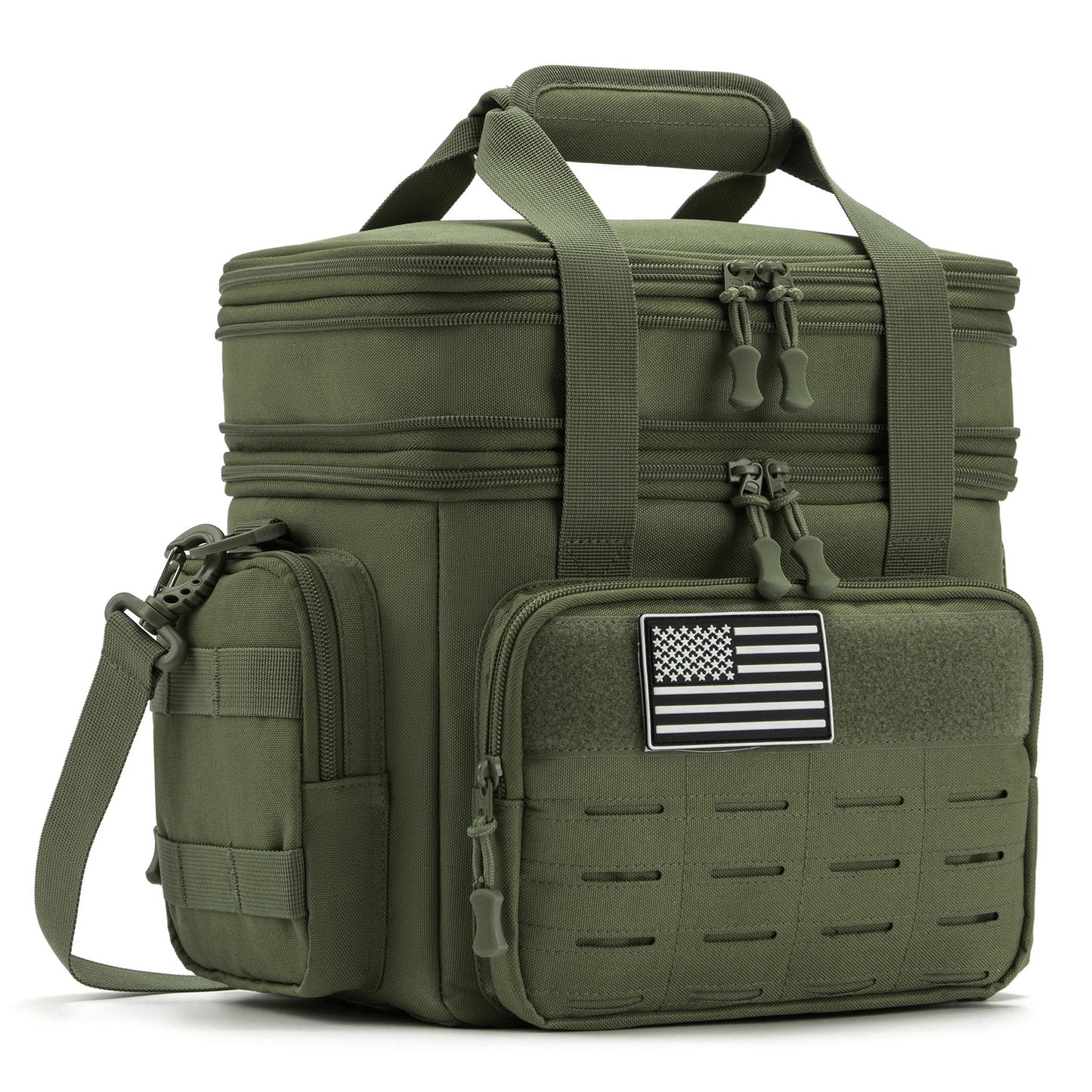 Tactical Lunch Box Expandable Leak Proof Insulated Cooler Bag,