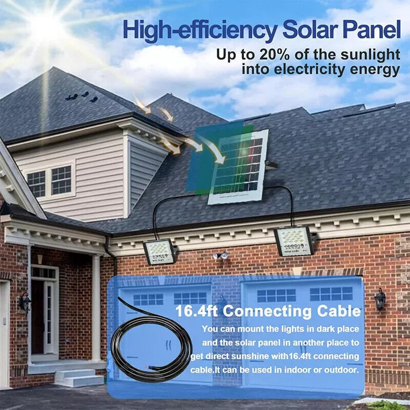 LED Solar Street Lights Outdoor Flood Lamps