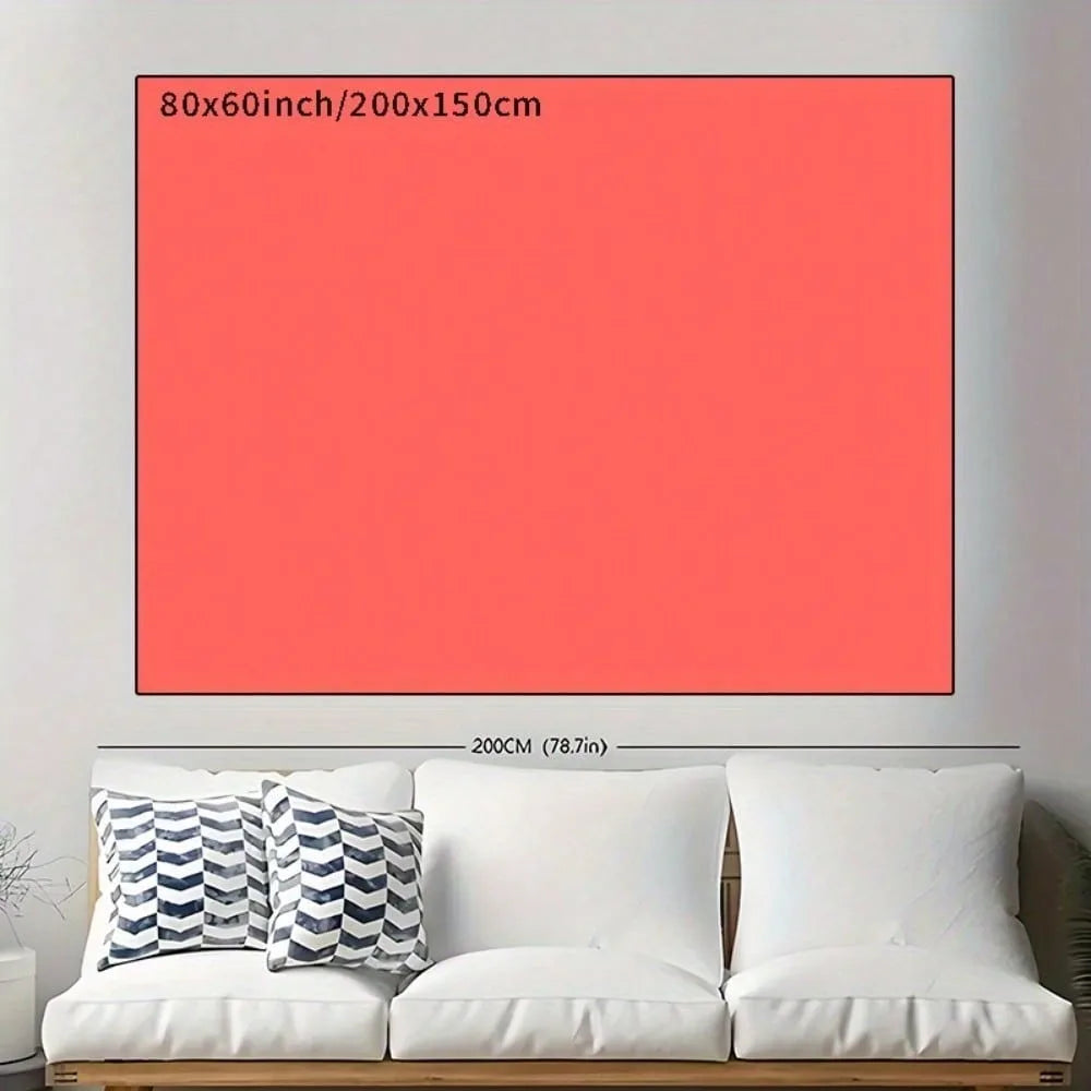 Mediterranean Sea View Tapestry – Coastal Village & Stone House Wall Hanging