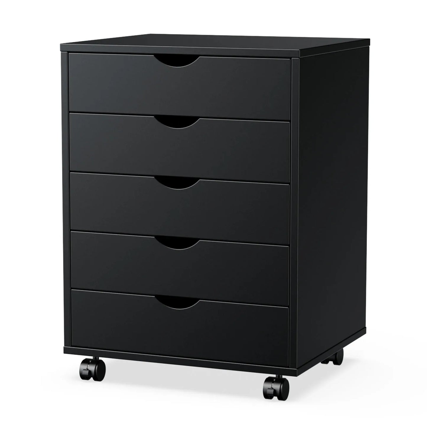 JHK 5-Drawer Mobile Storage Cabinet with Wheels