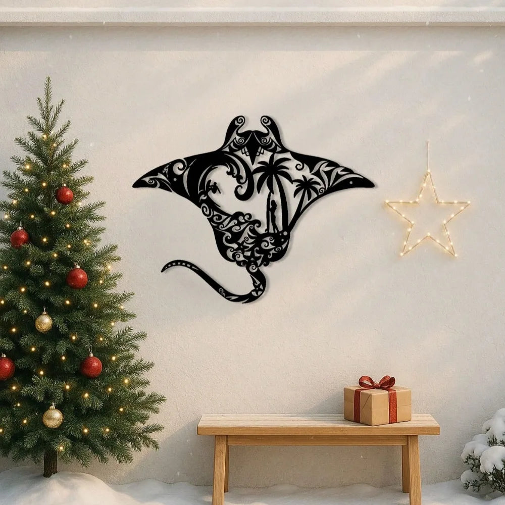 Coastal Metal Wall Art – Nautical & Beach-Themed Wall Hanging