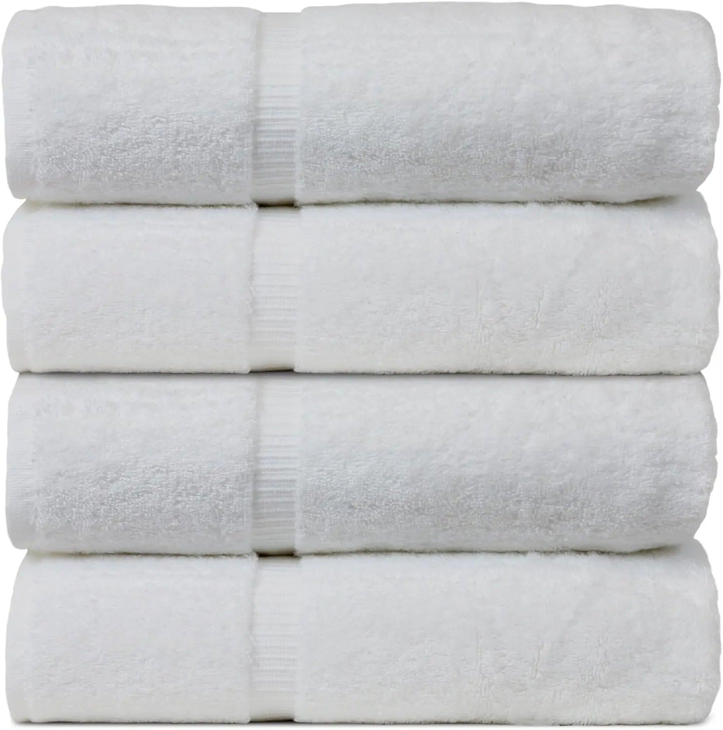 4-Piece Luxury Cotton Absorbent Fast Drying Bath Towel Set
