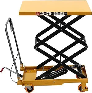 770lbs Steel Hydraulic Scissor Lift Table – Adjustable Heavy-Duty Work Platform