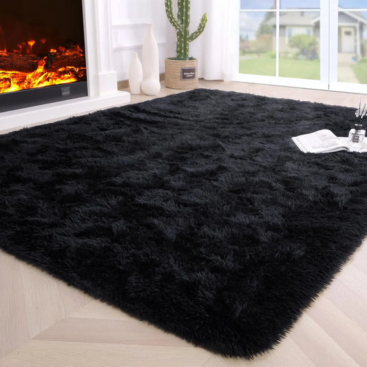 Fluffy Fuzzy Area Rug – Soft and Cozy Carpet for Bedroom & Living Room