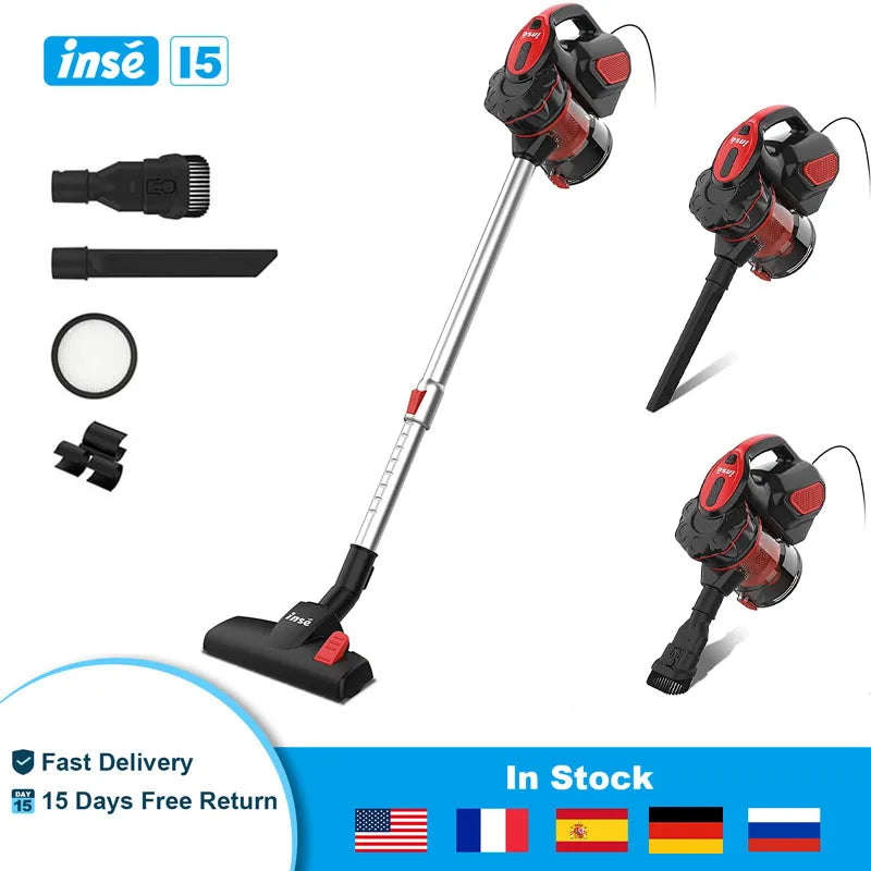 Powerful Suction Corded Handheld Vacuum Cleaner – Multipurpose Household Appliance