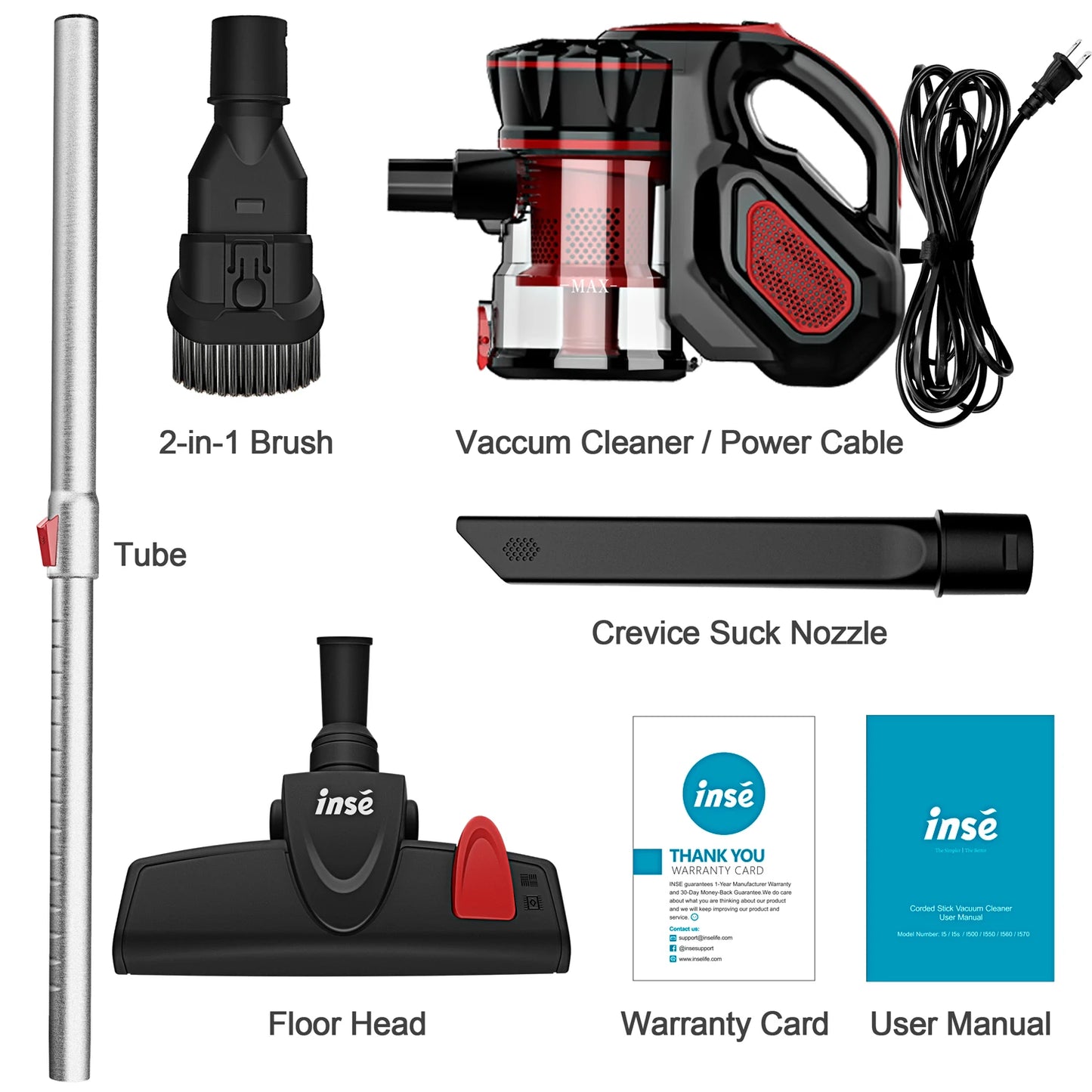 Powerful Suction Corded Handheld Vacuum Cleaner – Multipurpose Household Appliance