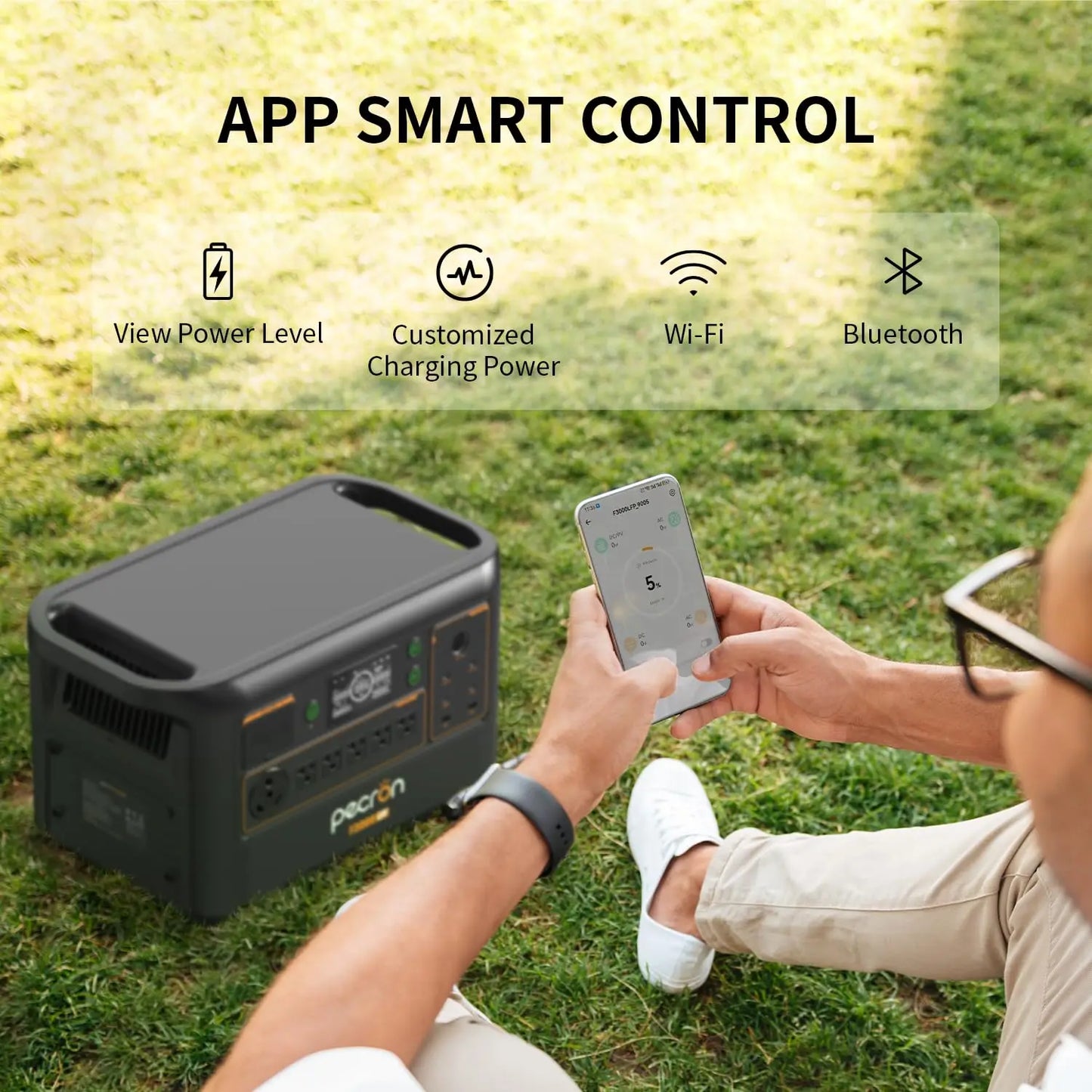 Pecron F3000LFP 3072Wh Portable Power Station – 3600W LiFePO4 Solar Generator