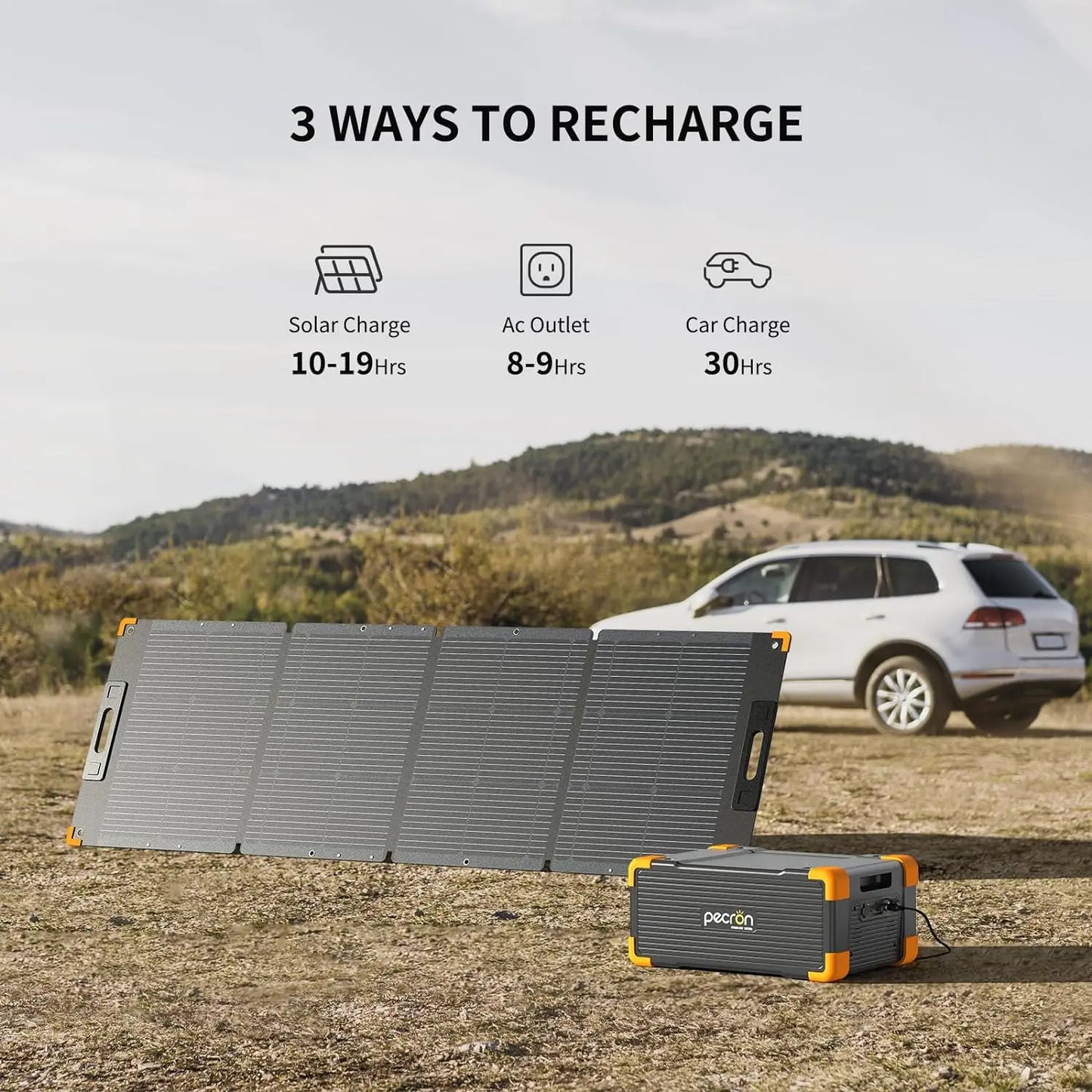 PECRON EP3000-48V 3072Wh Expansion Battery for E3600LFP