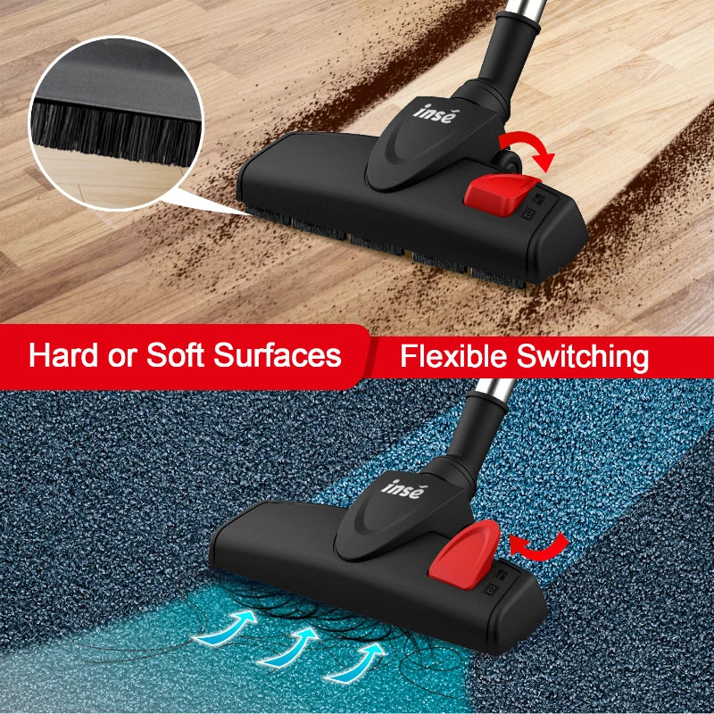 Powerful Suction Corded Handheld Vacuum Cleaner – Multipurpose Household Appliance