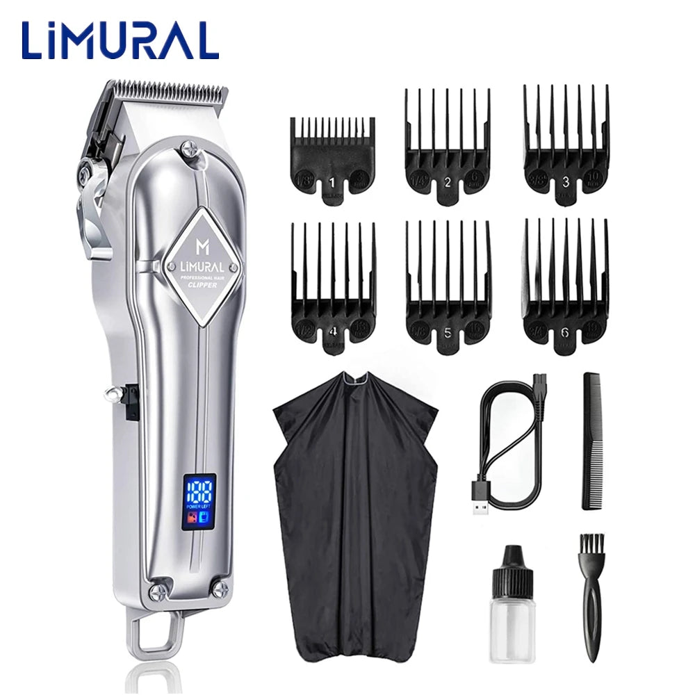 Professional Cordless Hair Clippers – Hair Cutting & Beard Trimming Electric Shaver