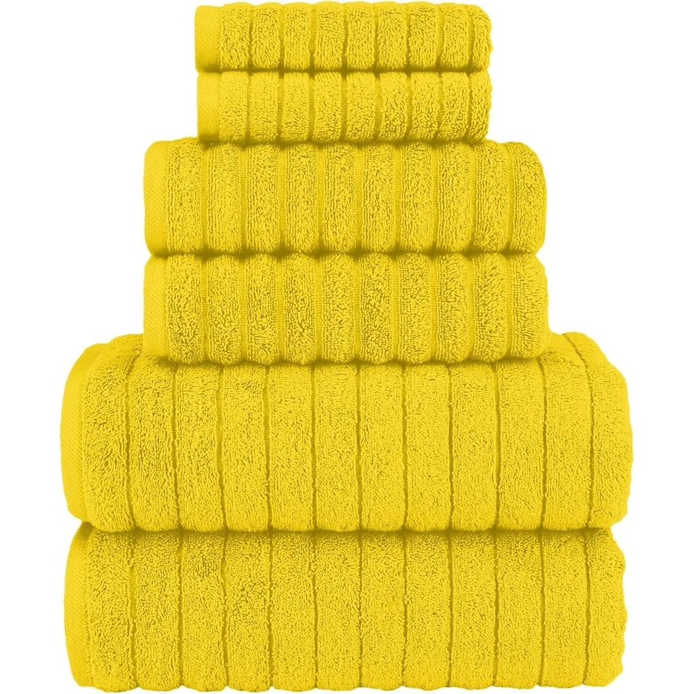 Cotton Corduroy Quick-Dry, Highly Absorbent Bath Towel Set