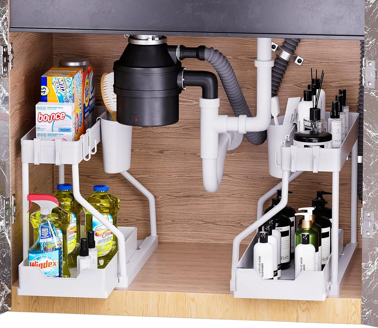 Under-Sink Multi-Purpose, Kitchen, Bathroom Storage Basket
