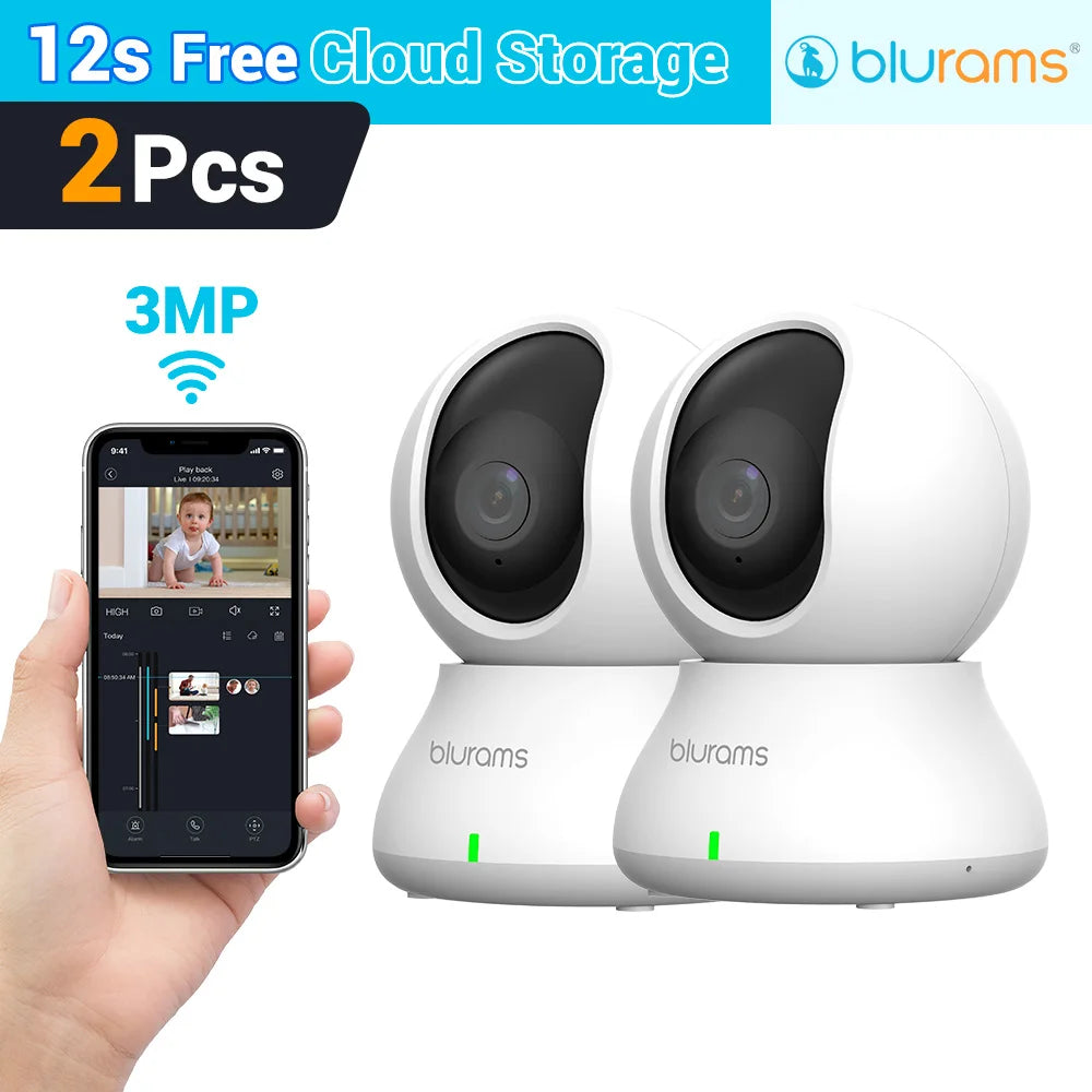 Home Security Baby Monitor – Motion Detection & Two-Way Audio