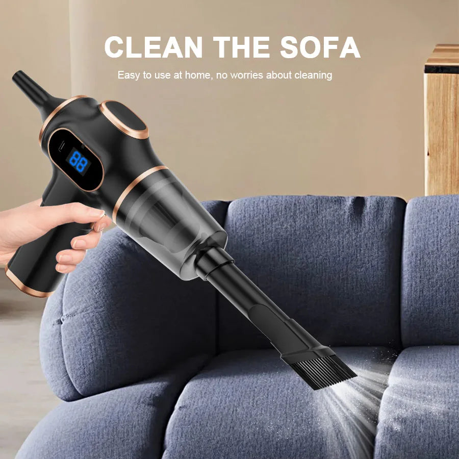 ⚡ Wireless High-Power Vacuum Cleaner – Perfect for Sofa, Office & Car