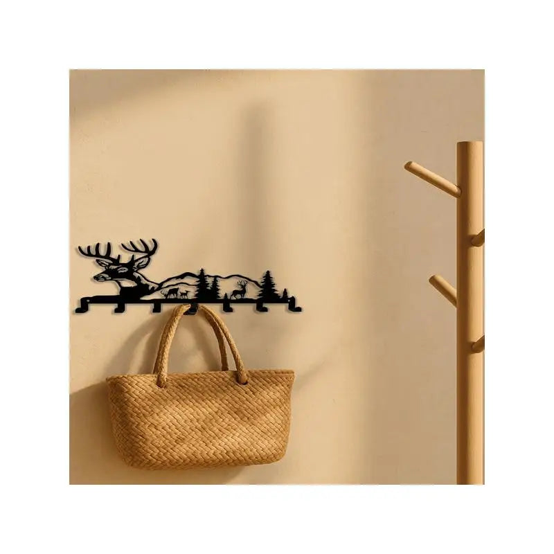 Romantic Love Metal Wall Art - Handmade Iron Sculpture