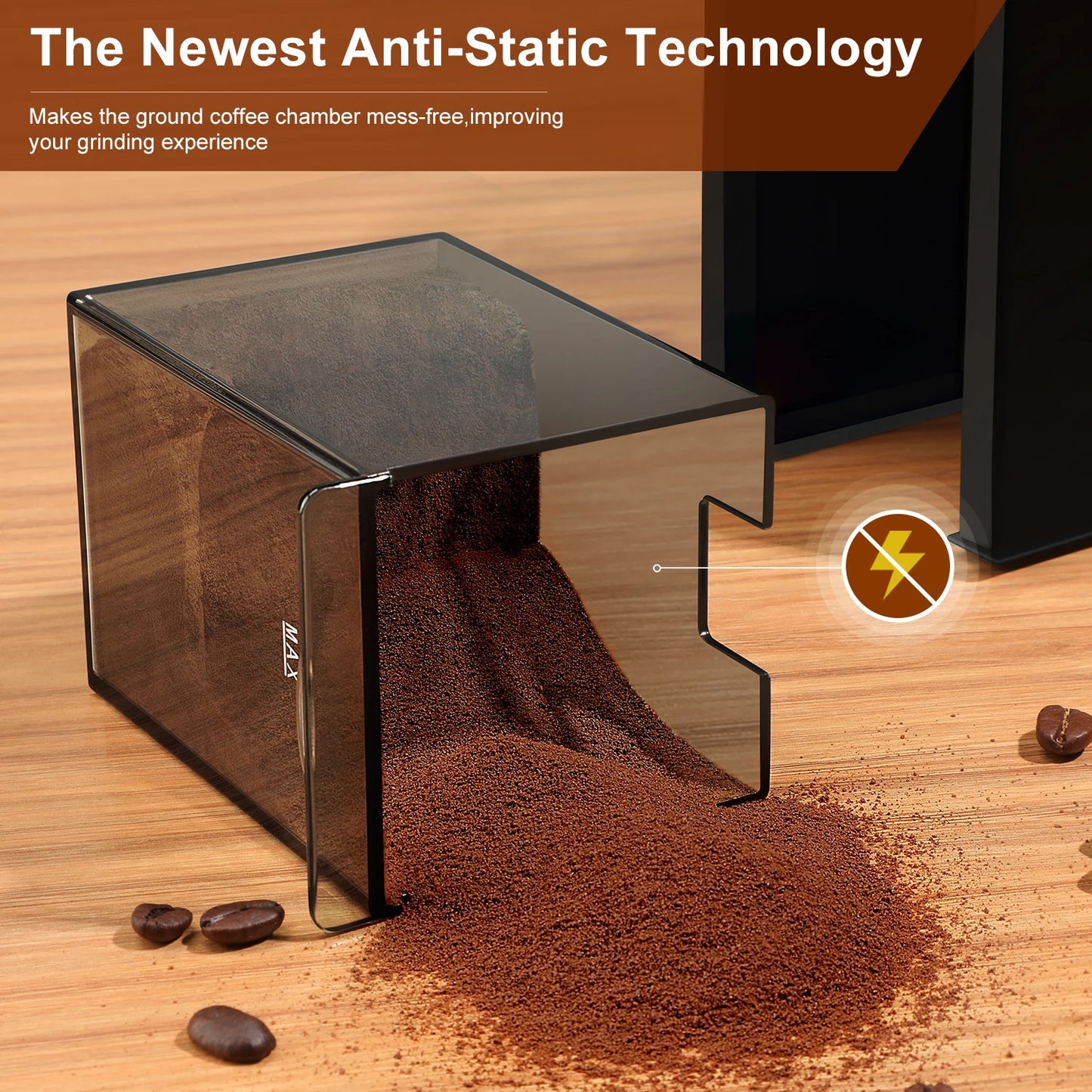 Electric Coffee Bean Grinder – Perfect for Espresso, French Press & Drip Coffee