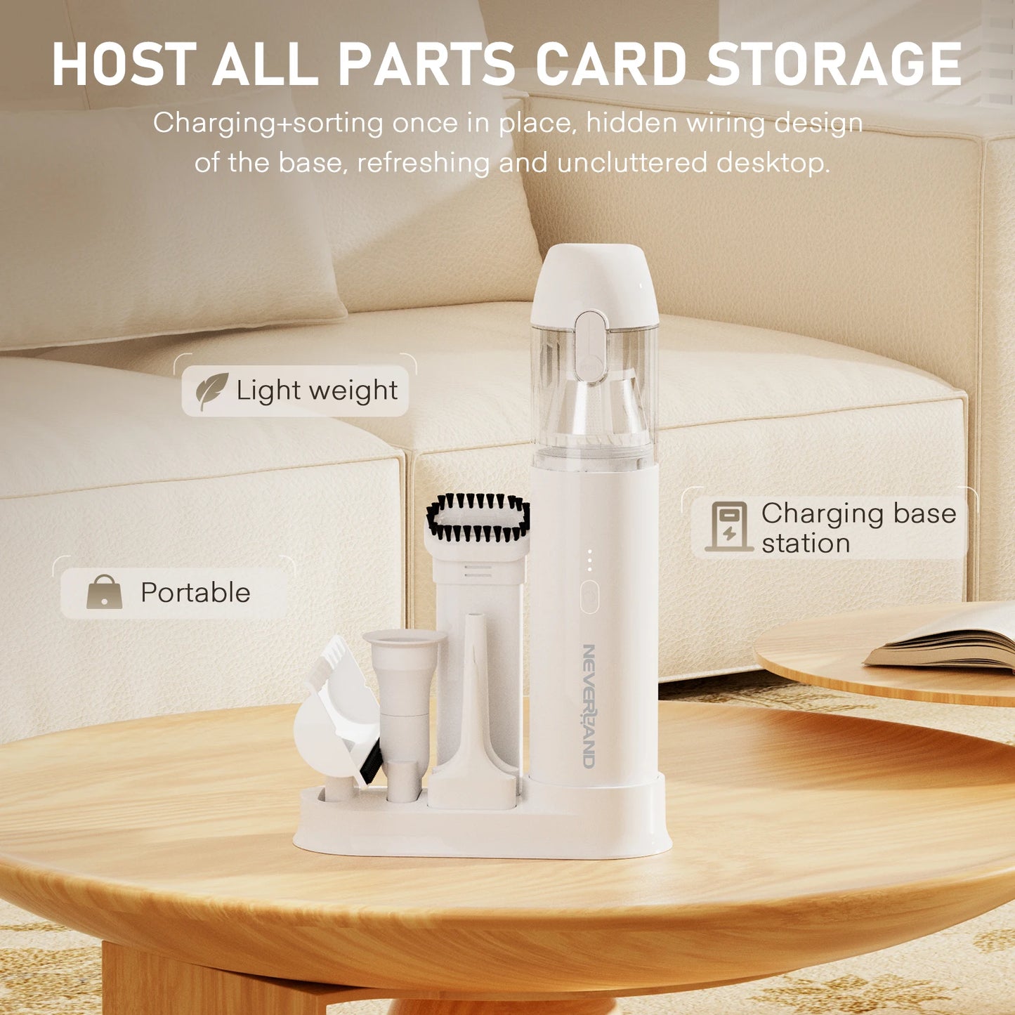 ⚡ Portable Wireless Handheld Vacuum Cleaner – For Car & Home