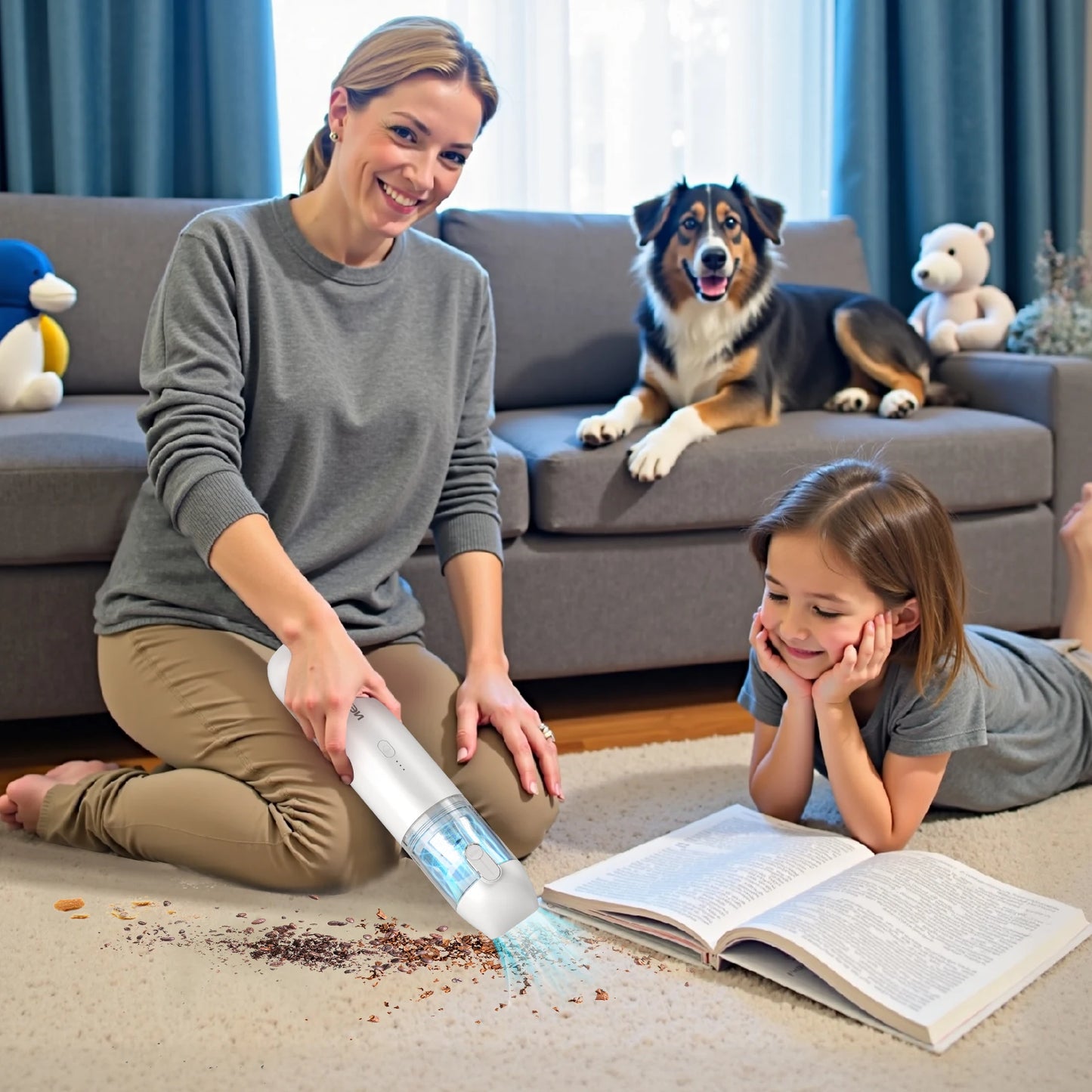 ⚡ Portable Wireless Handheld Vacuum Cleaner – For Car & Home