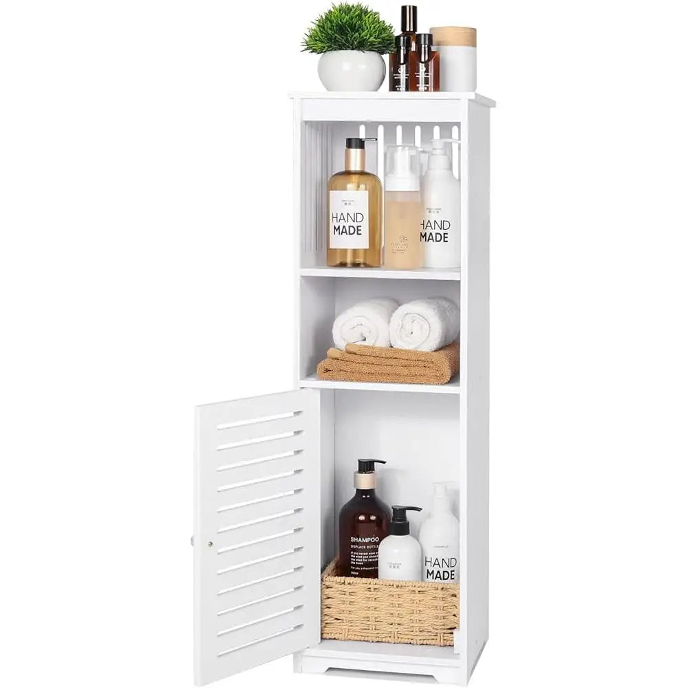 Small Floor-Standing Bathroom Storage Cabinet – Eco-Friendly Waterproof Organizer