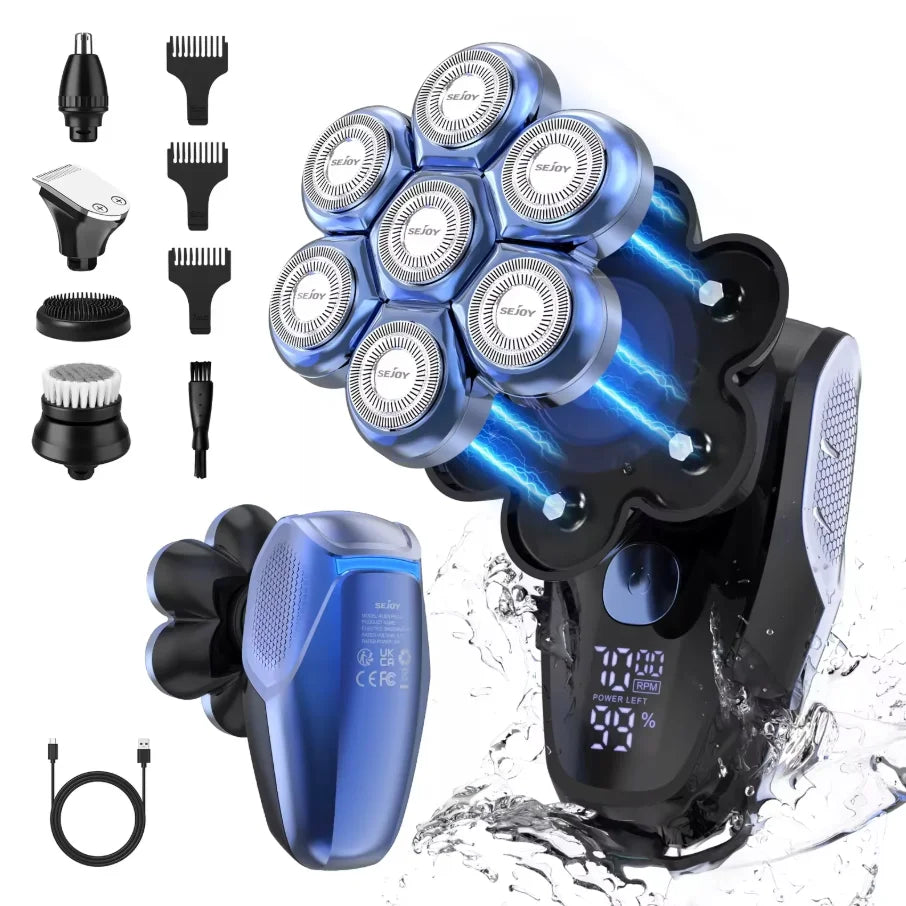 Multifunctional Electric Shaver for Men – Complete Grooming Kit, Perfect Gift for Husband