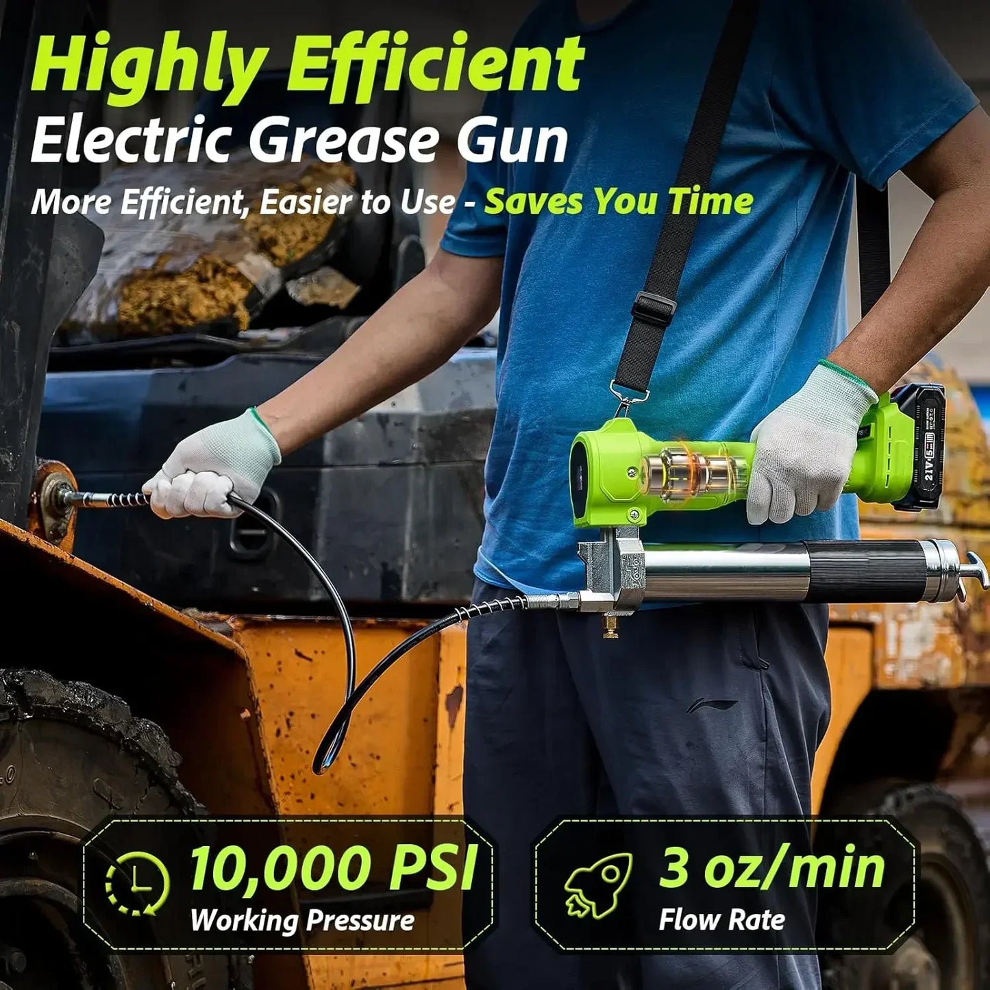 Taskstar 18V Cordless Grease Gun, Machinery & Automotive Maintenance
