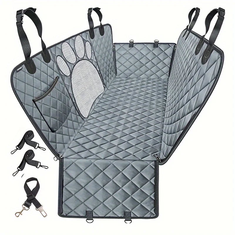 Heavy-Duty Hammock Seat Cover – Scratch-Resistant Car Protector for Pets
