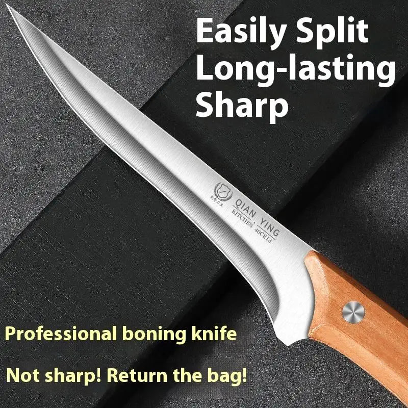 Professional Chef’s Boning Knife with Wooden Handle