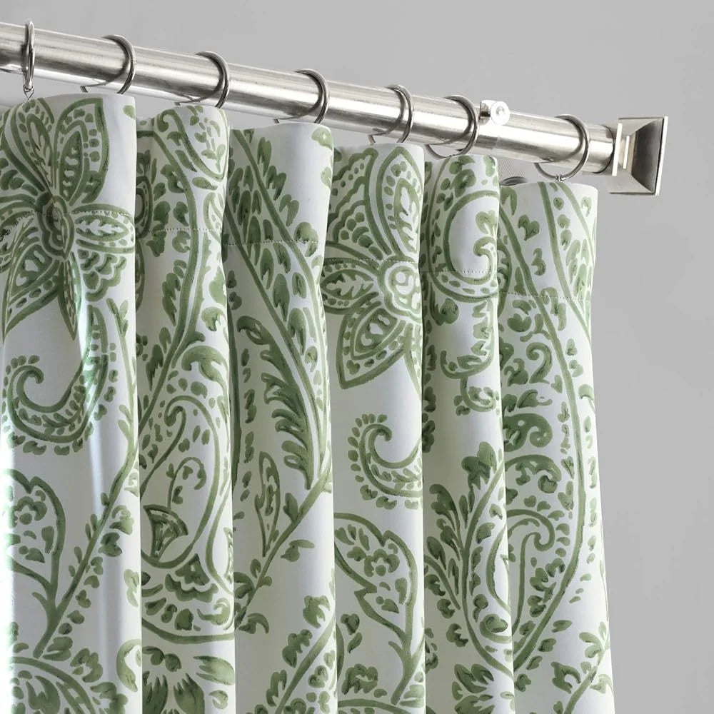 Floral Printed Room Darkening Curtain Panel – Elegant Home Décor
