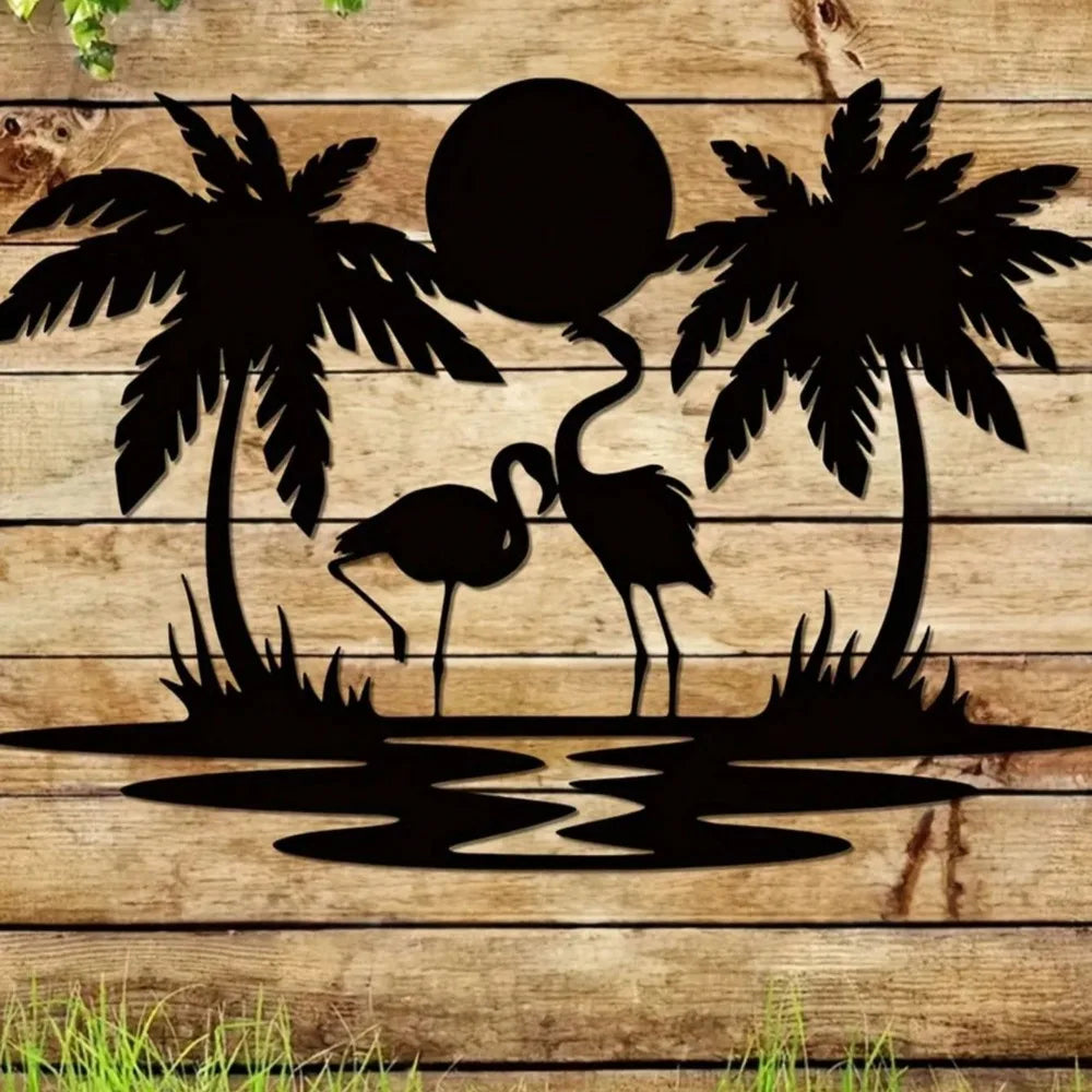 Brand K Swan Couple Wall Decoration – Elegant Ornament