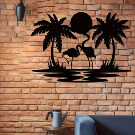 Brand K Swan Couple Wall Decoration – Elegant Ornament