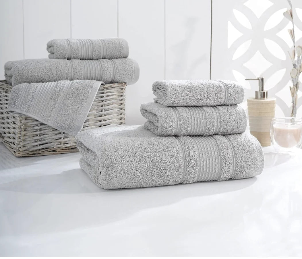 4-Piece Turkish Cotton Washcloth Set Absorbent Bathroom Towels