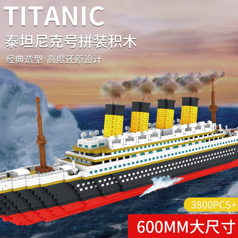 Super-Sized Titanic Model Building Blocks – Gift & Display Assembly Set