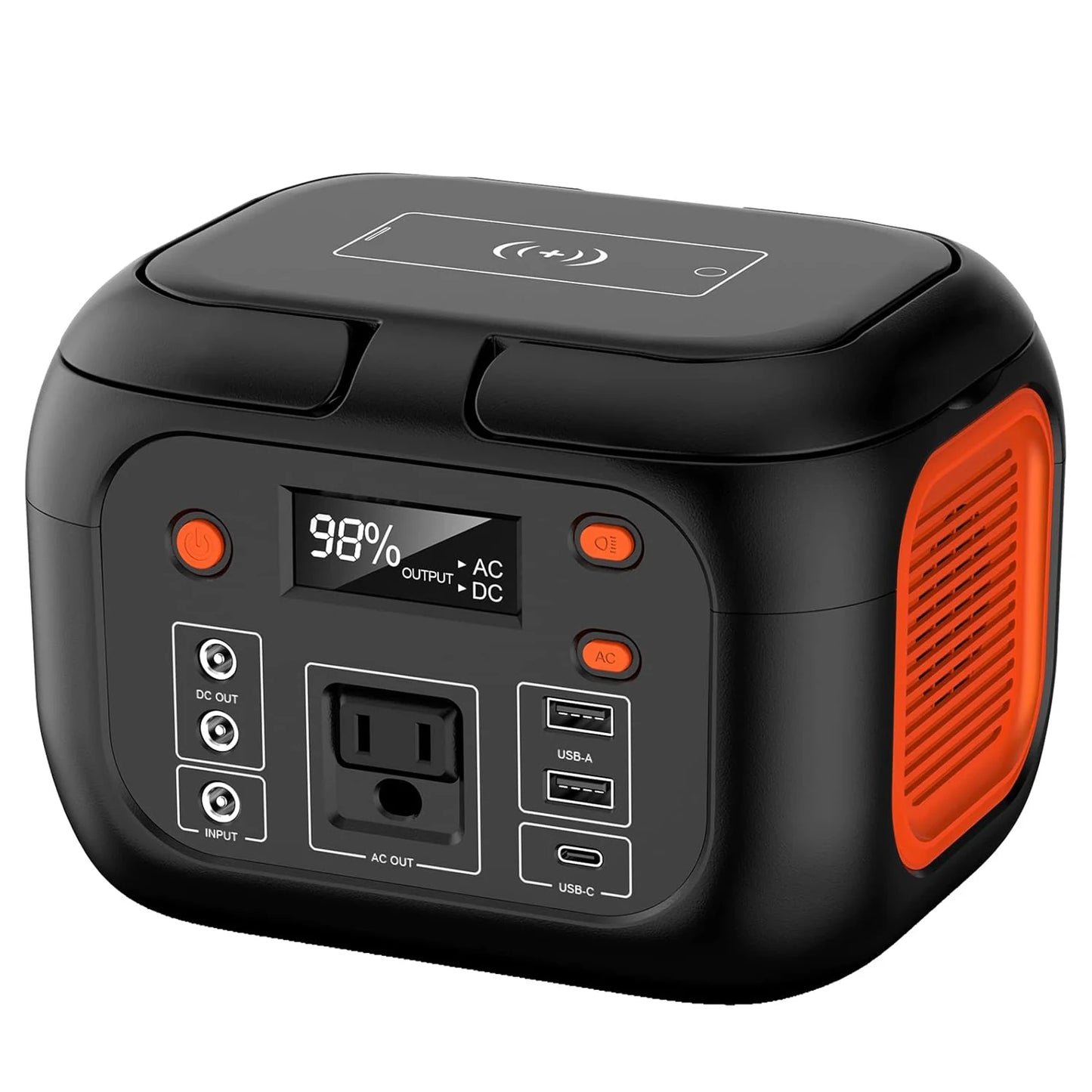 Portable Power Station – Solar Generator & AC/USB Outlets for Camping, RV, Home