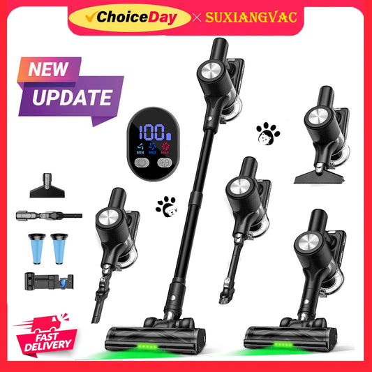 Lightweight Cordless Vacuum Cleaner – Self-Standing, Powerful Stick, Multi-Functional