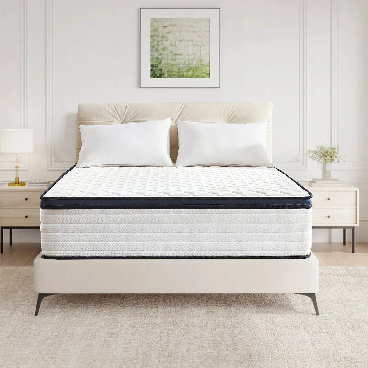 Gel Memory Foam Hybrid Mattress – Medium Firm, Pressure Relief, Motion Isolation