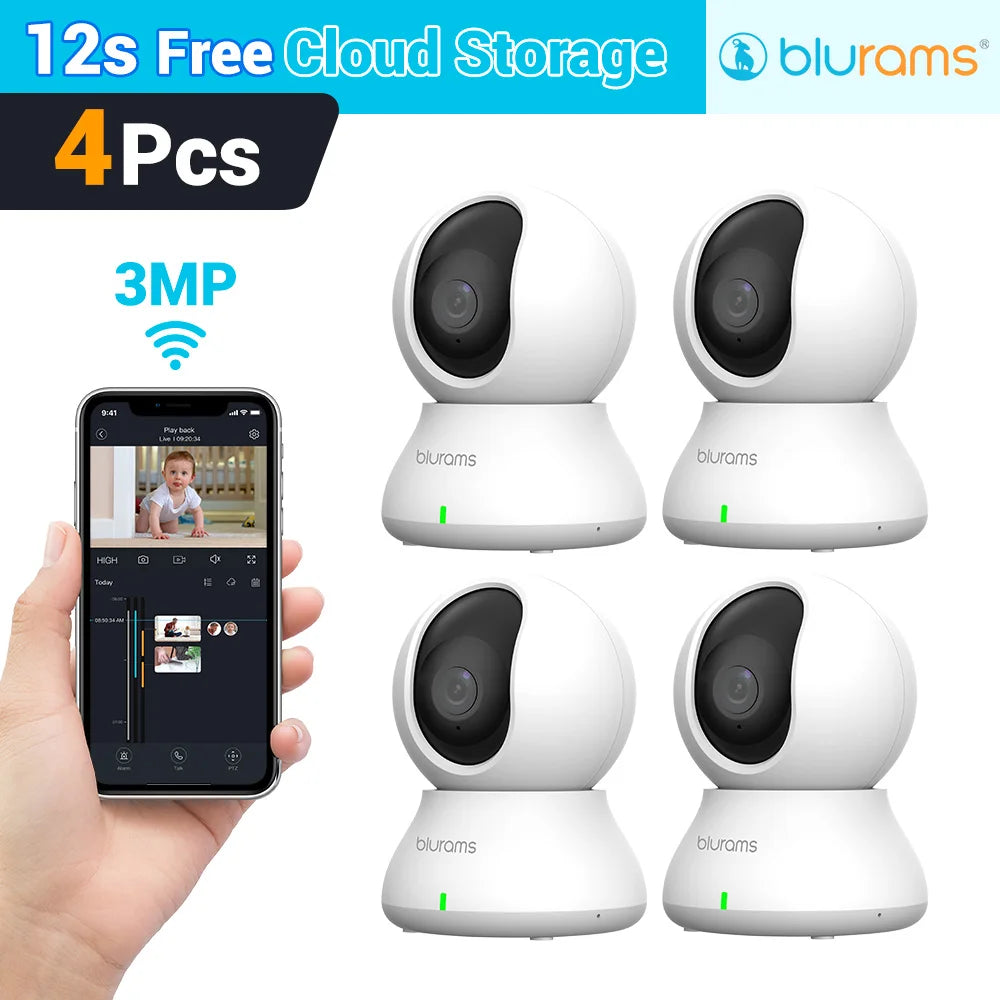 Home Security Baby Monitor – Motion Detection & Two-Way Audio