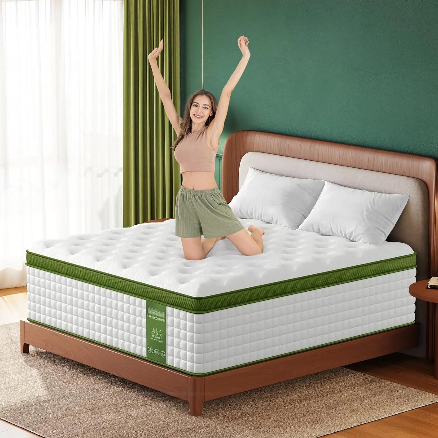 Hybrid Mattress with Gel Memory Foam & Pocket Springs