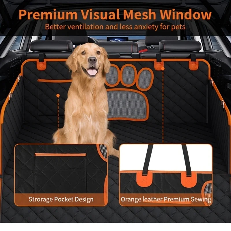 Heavy-Duty Hammock Seat Cover – Scratch-Resistant Car Protector for Pets