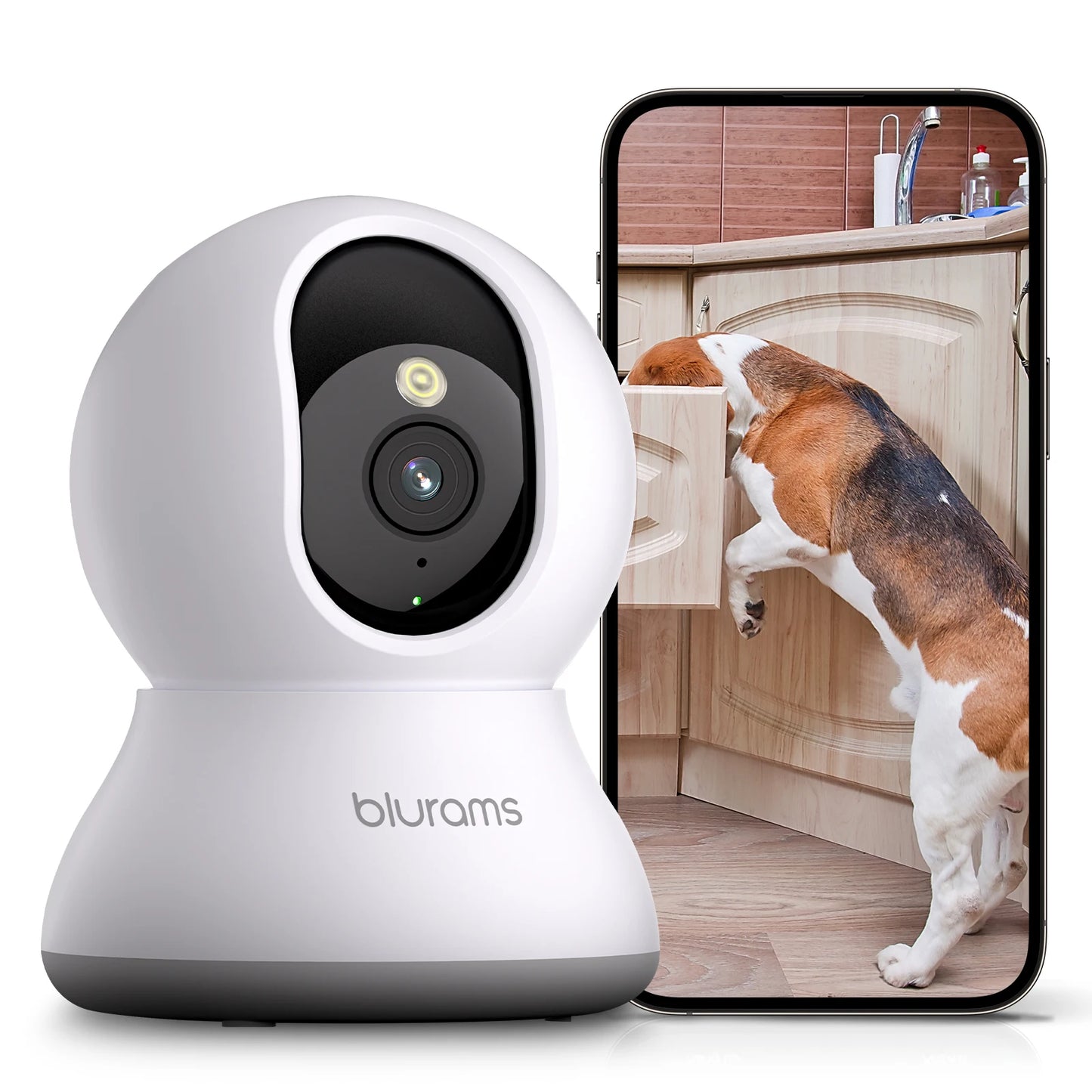Security Camera for Baby, Pet, or Senior – One-Touch Call Monitoring