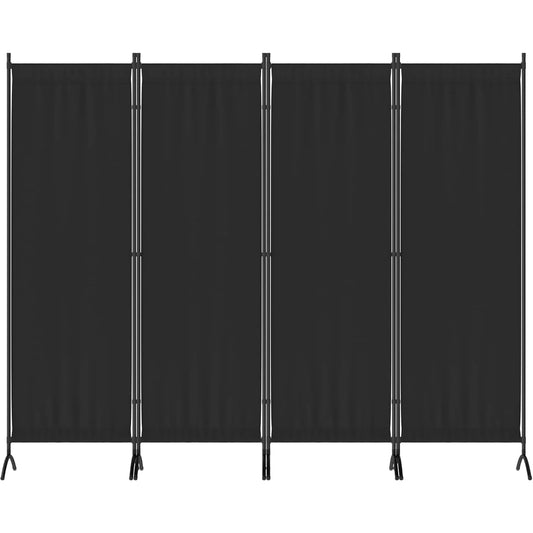 4-Panel Upgraded Folding Room Divider – 88" Privacy Screen for Home & Office