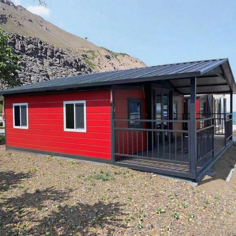 Mobile Container House Prefab Tiny Home Easy-to-Install Transportable Housing Unit