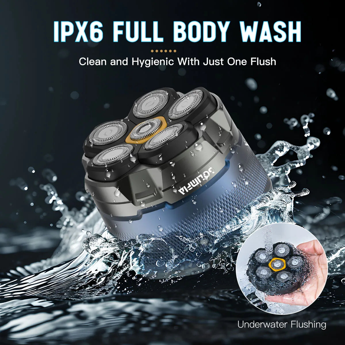 Men’s Head Shaver – Electric Razor, Hypoallergenic Blades for Sensitive Skin