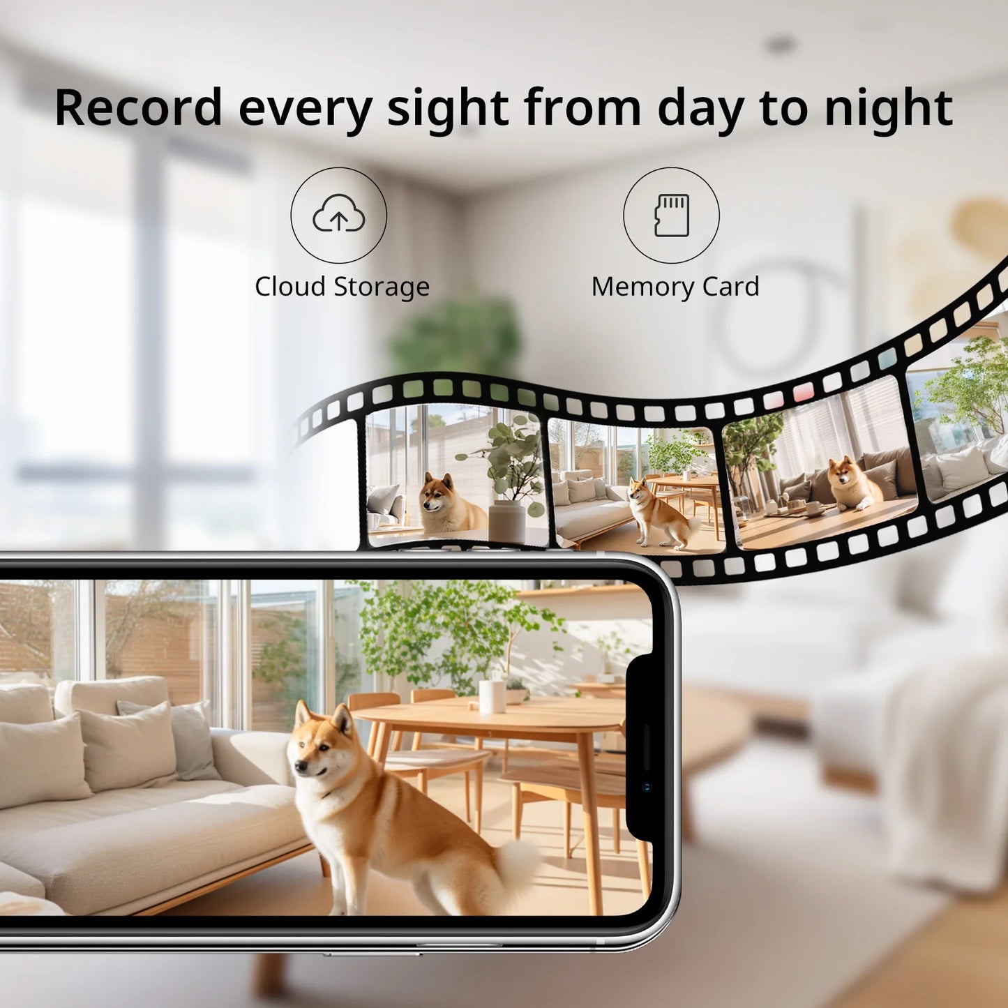 Smart Wi-Fi Security Camera – Baby Monitor with Night Vision