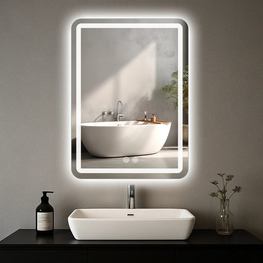 LED Bathroom Vanity Wall Mounted Fogless Backlit Makeup Mirror